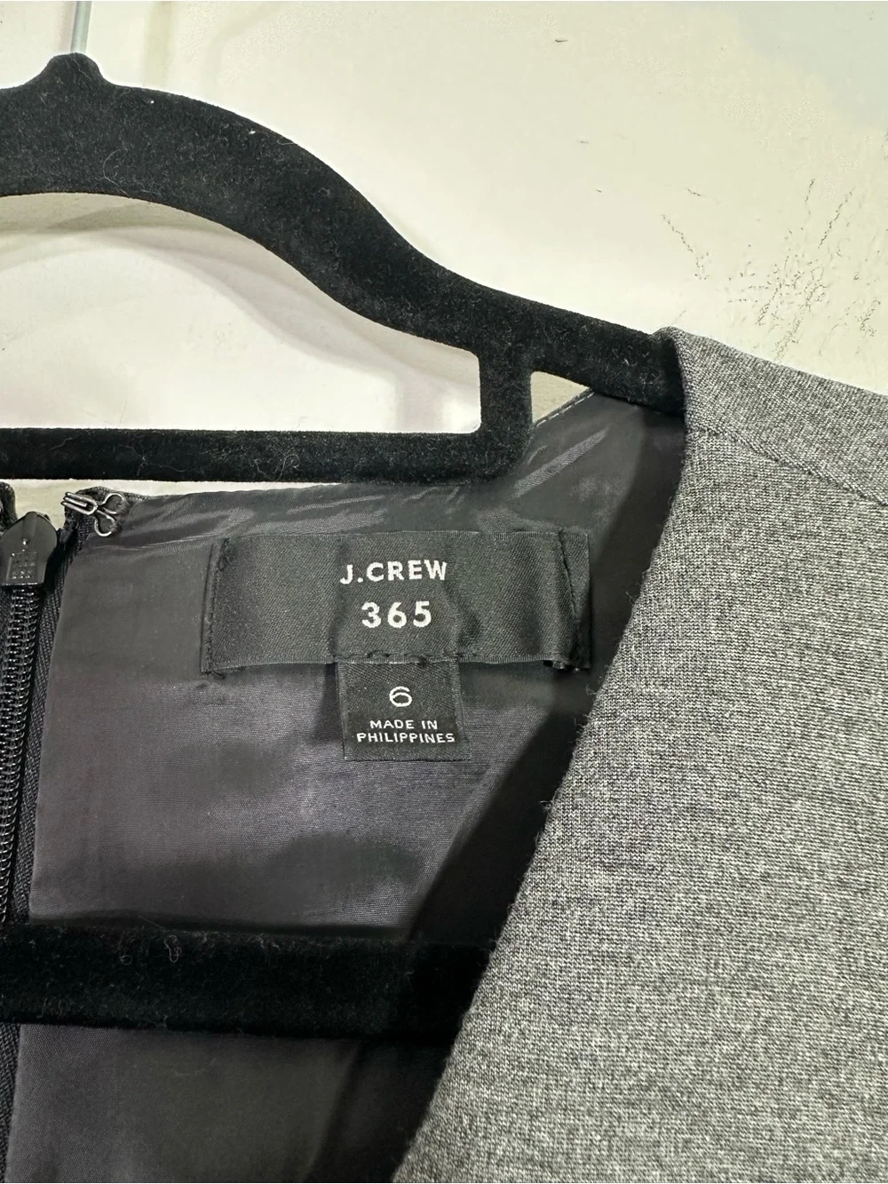 J. Crew Gray Black Sleeveless V-Neck Straight Leg Jumpsuit